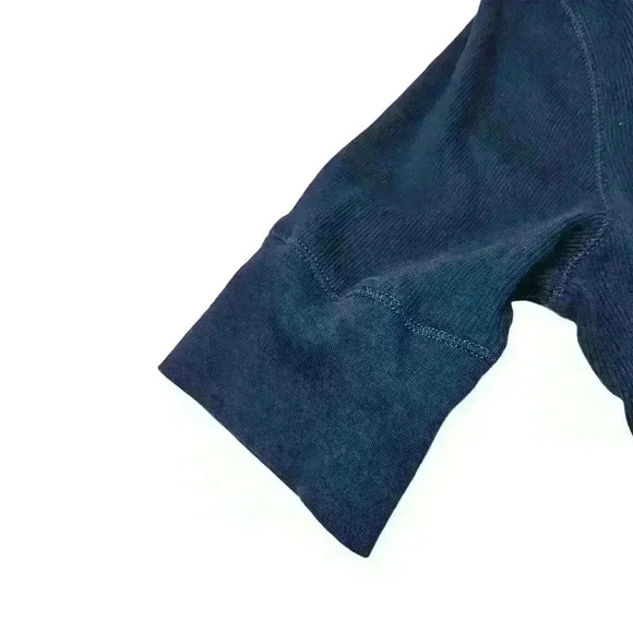 Lauren Ralph Lauren Navy Blue Knit Henley Size Large - Picture 2 of 6